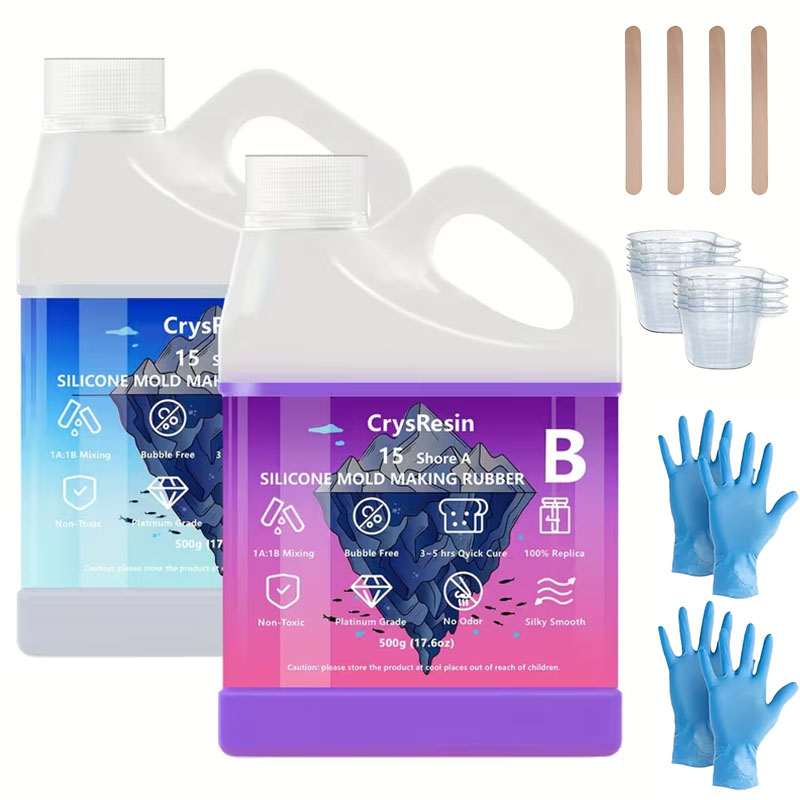 Candle Making Tutorial - 500ml 2 Bottles Liquid Silicone for