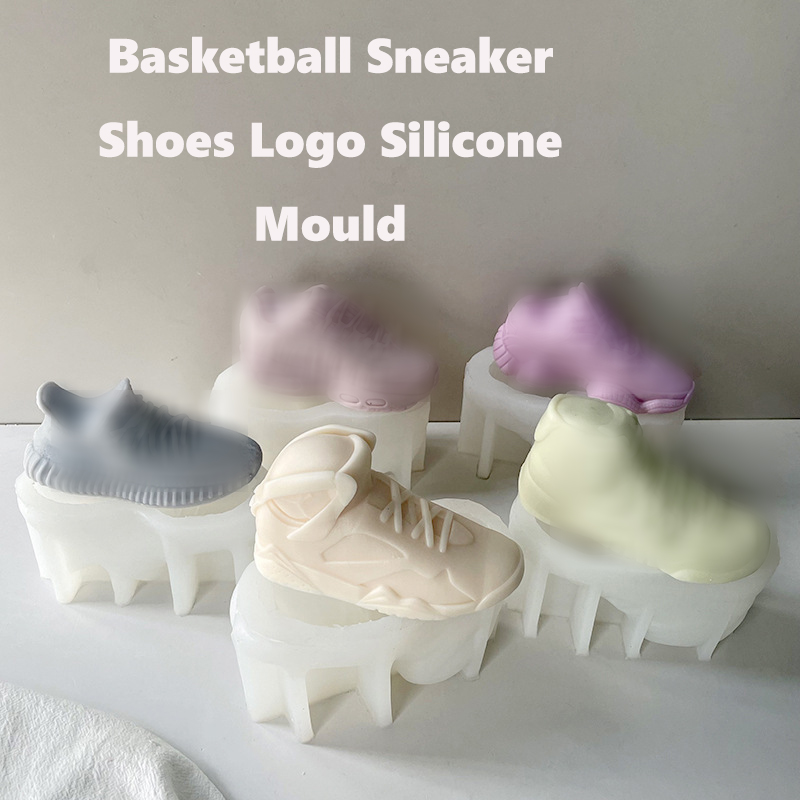 Candle Making Jug - Sneaker Silicone Molds for Candles, Basketball