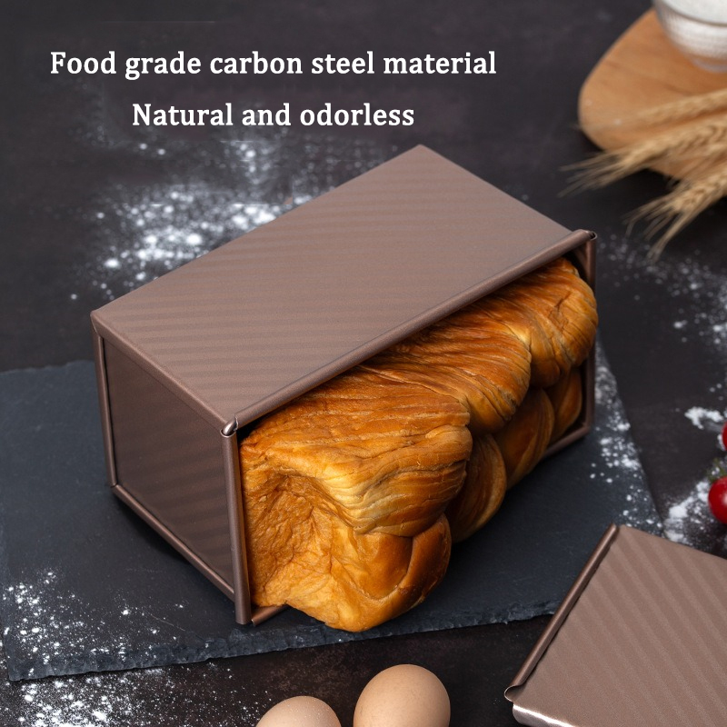 Rectangle Loaf Pan Baking Toas - Tin Container Lid ulasan dan harga