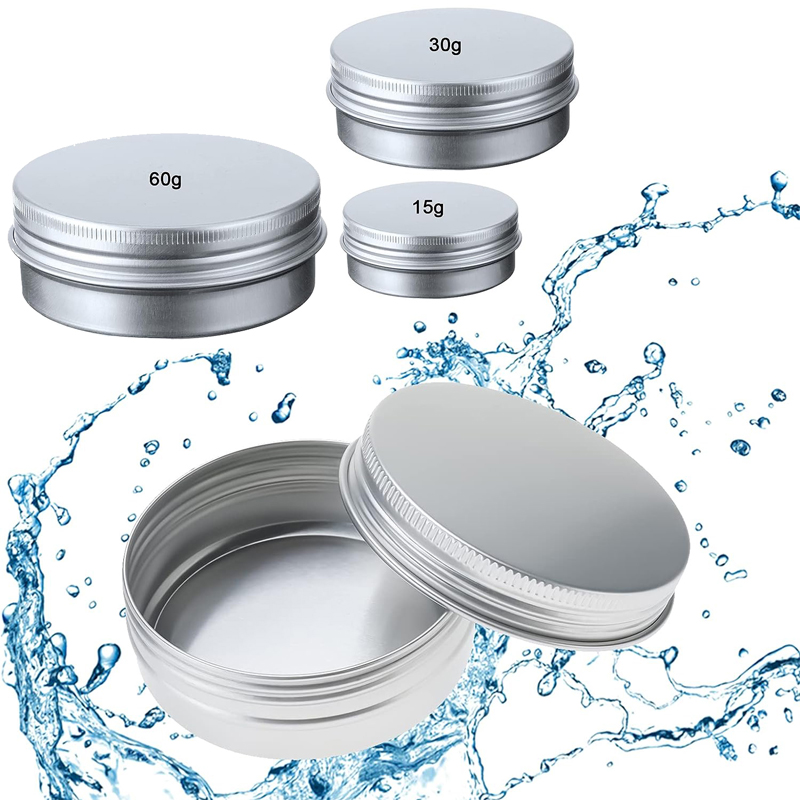 1/5/10pcs 5-250ml Empty Silver - Tin Container Lid ulasan dan harga