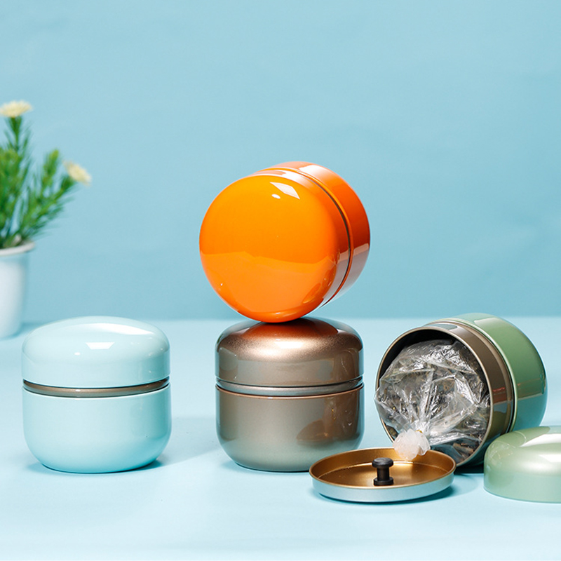 50g Electroplated Tinplate Tea - Tin Container Lid ulasan dan harga