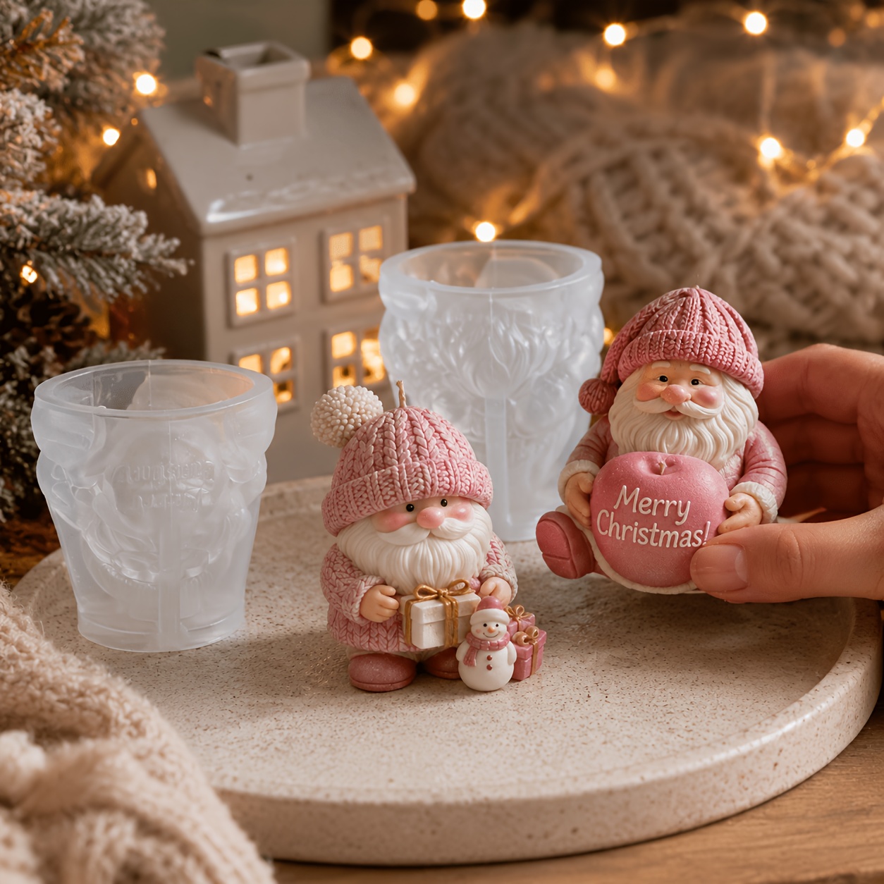 Xmas Holiday Gnome Silicone Ca - Candle Making Kits ulasan dan harga