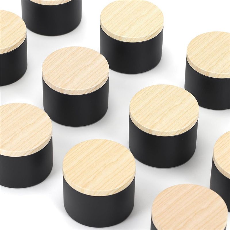 24 Pack 4 Oz Black Candle Tins - Candle Making Jars With Lids ulasan dan harga