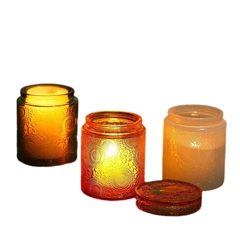 1pc Empty Glass Candle Cup Sto - Candle Making Jars With Lids ulasan dan harga