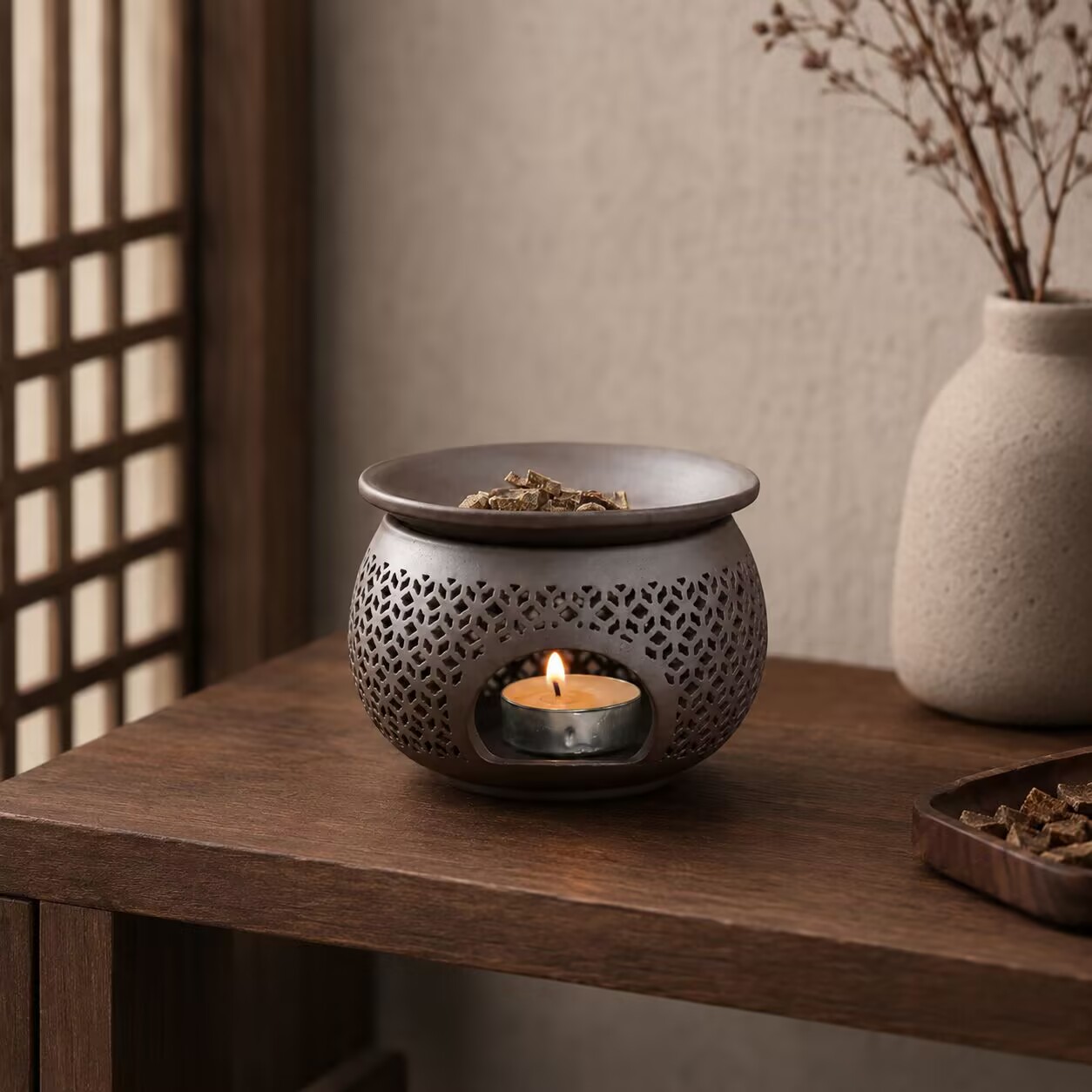 Ceramic Carved Incense Burner  - Candle Making Jug ulasan dan harga